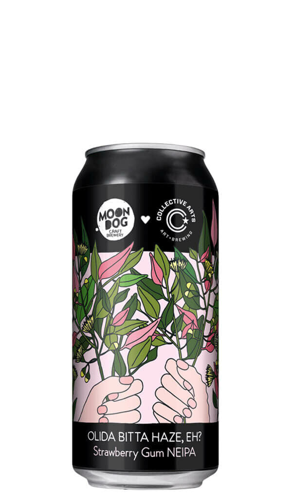 Find out more or buy Moon Dog x Collective Arts Olida Bitta Haze, Eh? Strawberry Gum NEIPA 440ml online at Wine Sellers Direct - Australia’s independent liquor specialists.