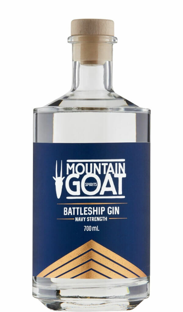 Find out more or buy Mountain Goat Battleship Gin Navy Strength 700ml online at Wine Sellers Direct - Australia’s independent liquor specialists.
