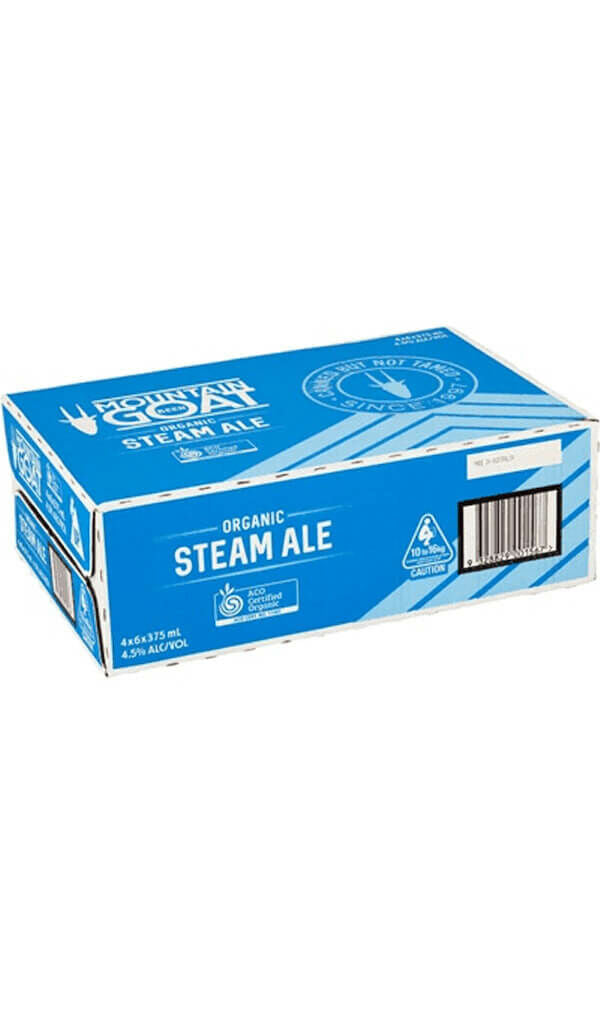 Find out more or buy Mountain Goat Steam Ale 375ml (24 Can Slab) online at Wine Sellers Direct - Australia’s independent liquor specialists.