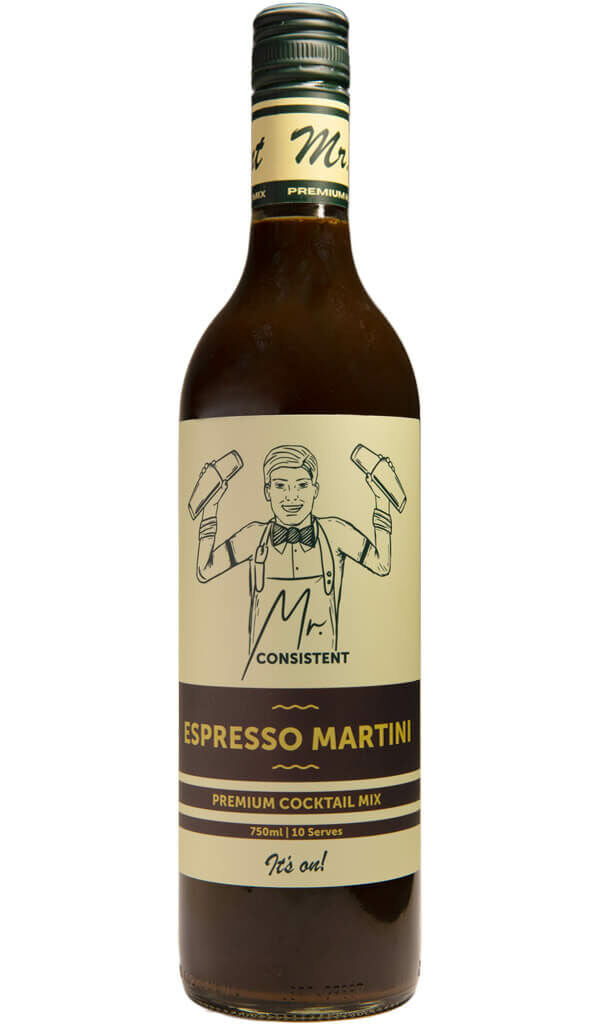 Find out more or buy Mr Consistent Espresso Martini Cocktail Mix 750mL online at Wine Sellers Direct - Australia’s independent liquor specialists.