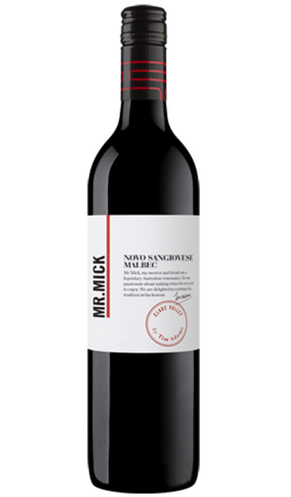 Find out more or buy Mr. Mick Novo Sangiovese Malbec 2016 by Tim Adams (Clare Valley) online at Wine Sellers Direct - Australia’s independent liquor specialists.
