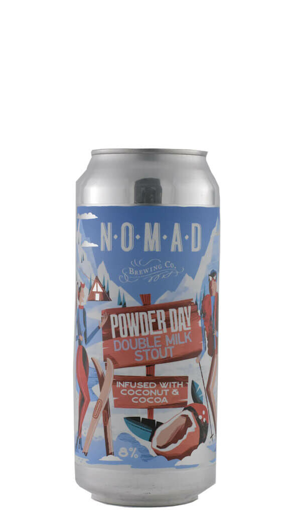 Find out more or buy Nomad Powder Day Double Milk Stout "Coconut & Cocoa" 500ml online at Wine Sellers Direct - Australia’s independent liquor specialists.