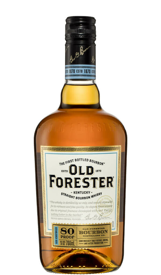 Find out more or buy Old Forester 80 Proof Kentucky Straight Bourbon Whiskey 700ml online at Wine Sellers Direct - Australia’s independent liquor specialists.