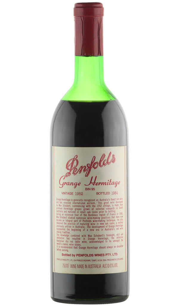 Find out more or buy Penfolds Grange Hermitage 1982 online at Wine Sellers Direct - Australia’s independent liquor specialists.