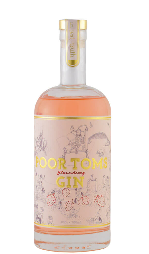 Find out more or buy Poor Toms Strawberry Gin 700ml online at Wine Sellers Direct - Australia’s independent liquor specialists.