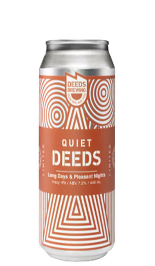 Find out more or buy Quiet Deeds Long Days & Pleasant Nights Hazy IPA 440ml online at Wine Sellers Direct - Australia’s independent liquor specialists.