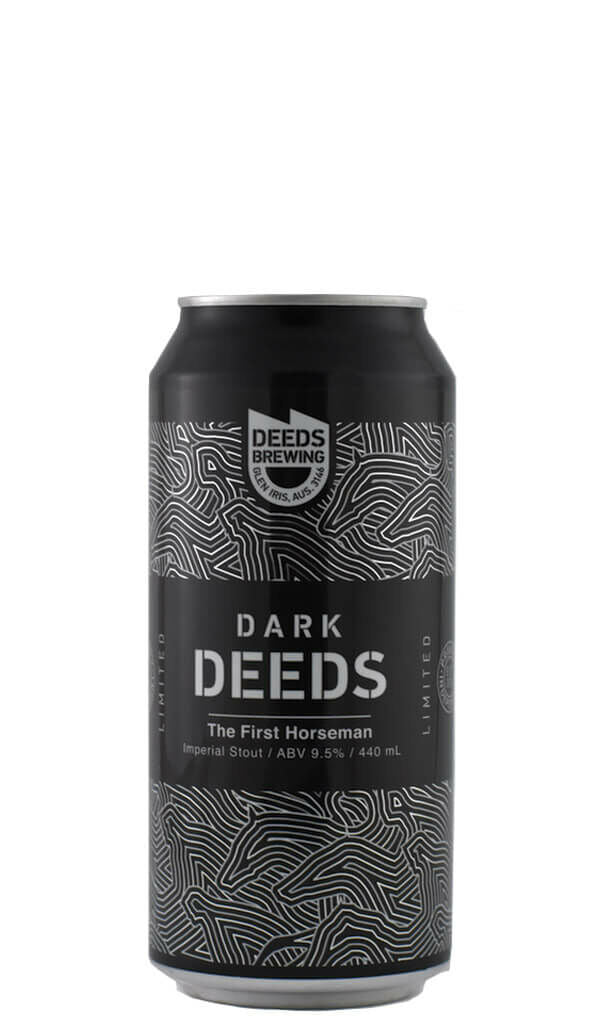 Find out more or buy Quiet Deeds 'Dark Deeds' The First Horseman Imperial Stout 440ml online at Wine Sellers Direct - Australia’s independent liquor specialists.
