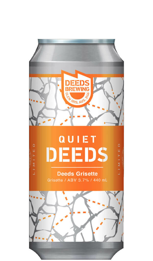 Find out more or buy Quiet Deeds 'Deeds Grisette' 440ml online at Wine Sellers Direct - Australia’s independent liquor specialists.