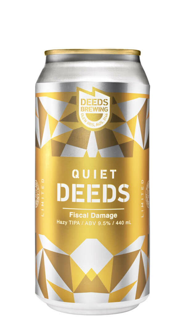 Find out more or buy Quiet Deeds Fiscal Damage Hazy TIPA 440ml online at Wine Sellers Direct - Australia’s independent liquor specialists.