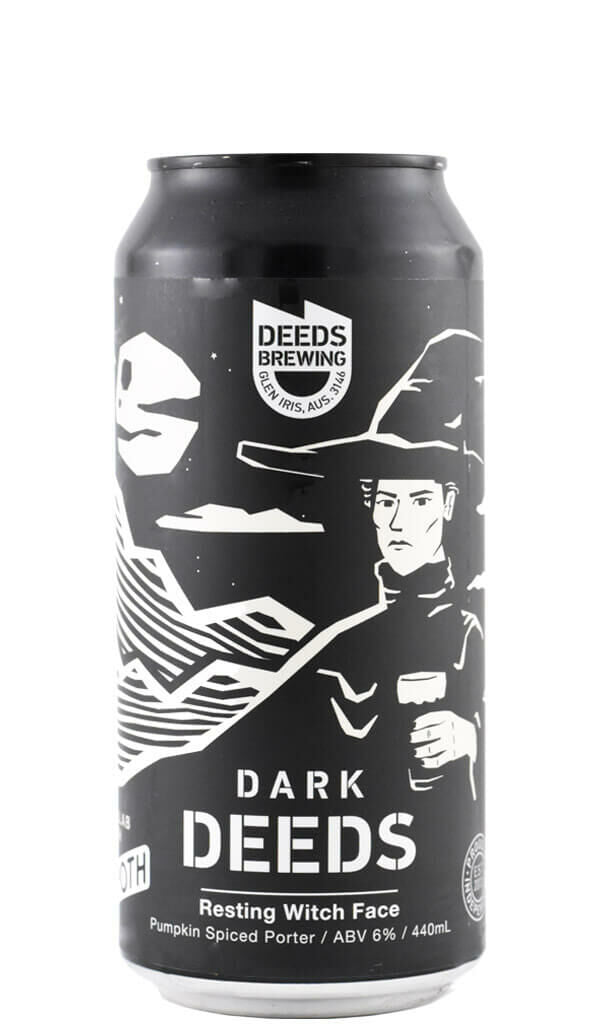 Find out more or buy Quiet Deeds Resting Witch Face Pumpkin Spiced Porter Froth Beer Magazine Collaboration 440ml online at Wine Sellers Direct - Australia’s independent liquor specialists.