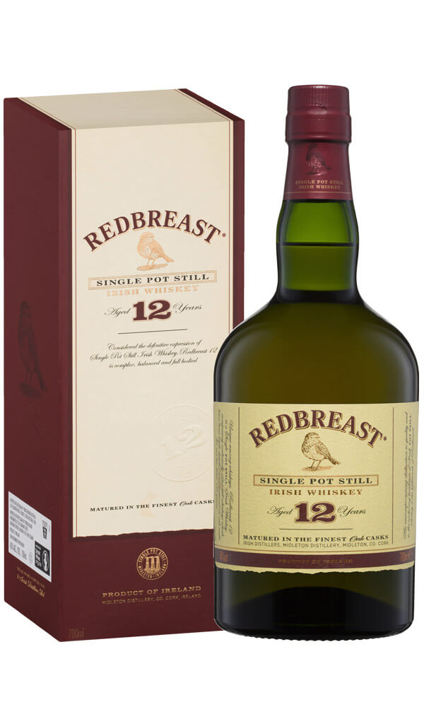 Find out more or purchase Redbreast Single Pot Still Irish Whiskey 12 Year Old 700ml online at Wine Sellers Direct - Australia's independent liquor specialists.
