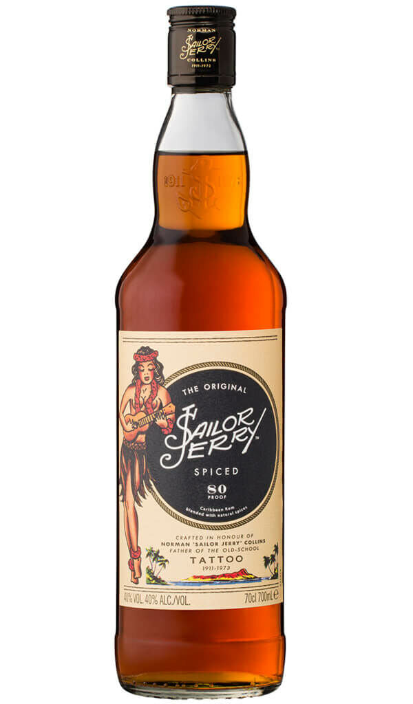 Find out more or buy Sailor Jerry The Original Spiced Rum 700mL online at Wine Sellers Direct - Australia’s independent liquor specialists.