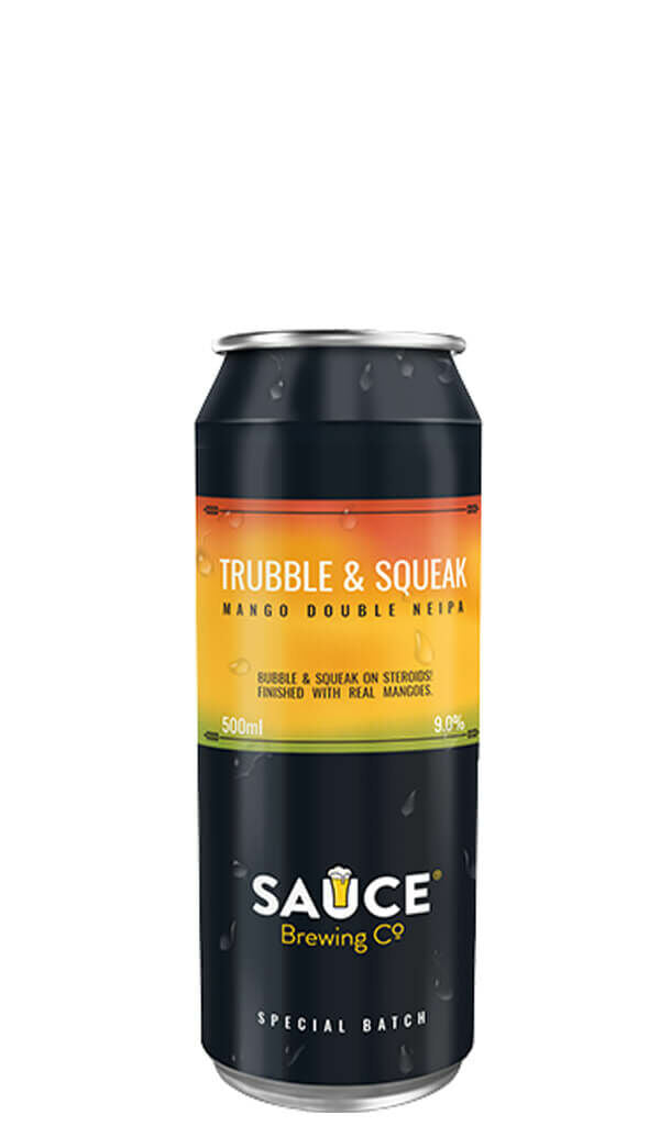 Find out more or buy Sauce Brewing Trubble And Squeak Mango Double NEIPA 500ml online at Wine Sellers Direct - Australia’s independent liquor specialists.