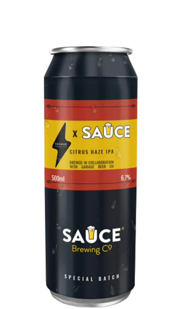 Find out more or buy Sauce x Garage Beer Citrus Haze IPA 500ml online at Wine Sellers Direct - Australia’s independent liquor specialists.