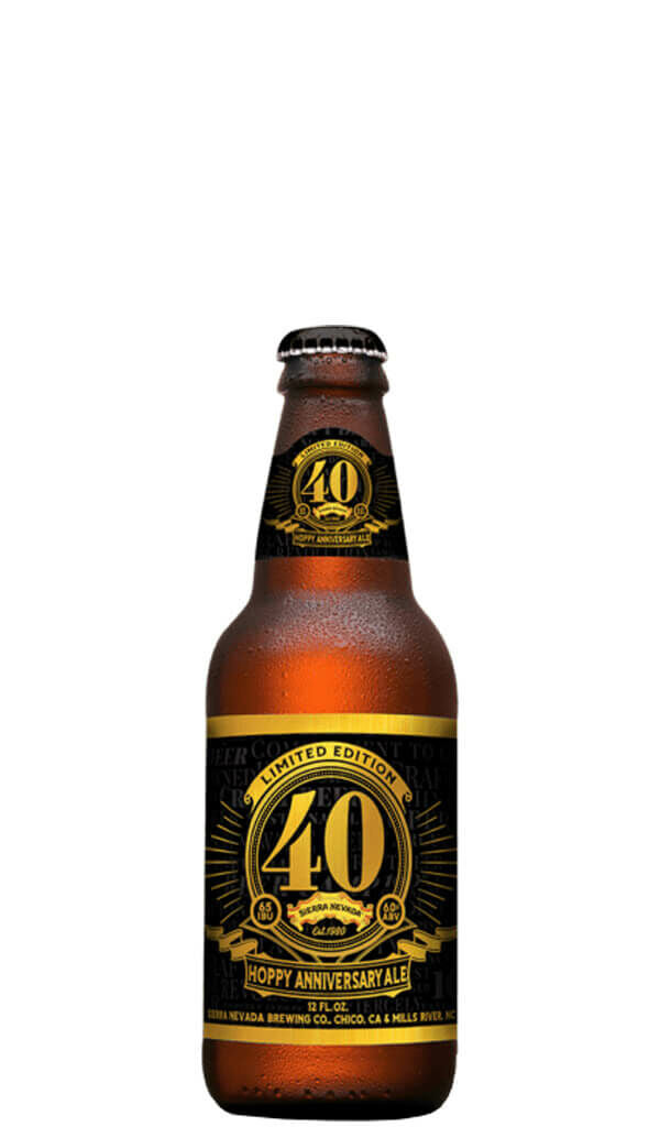 Find out more or buy Sierra Nevada 40 Year Anniversary Ale 355ml online at Wine Sellers Direct - Australia’s independent liquor specialists.