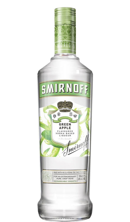 Find out more or purchase Smirnoff Green Apple Vodka 700ml online at Wine Sellers Direct - Australia's independent liquor specialists.