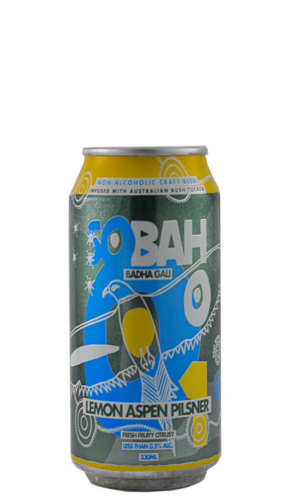 Find out more or buy Sobah Lemon Aspen Pilsner Non Alcoholic Craft Beer 330ml online at Wine Sellers Direct - Australia’s independent liquor specialists.