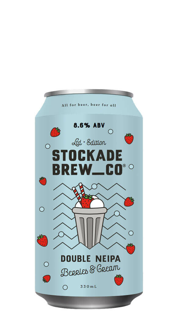 Find out more or buy Stockade Berries & Cream Double NEIPA 330ml online at Wine Sellers Direct - Australia’s independent liquor specialists.