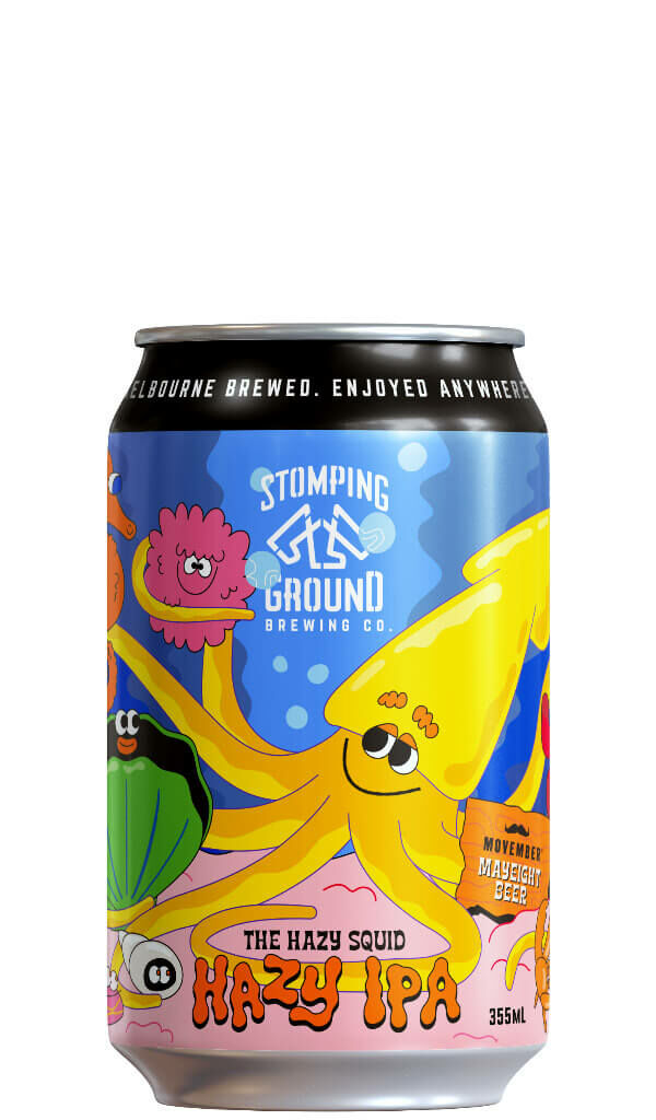 Find out more or buy Stomping Ground The Hazy Squid Hazy IPA 355ml online at Wine Sellers Direct - Australia’s independent liquor specialists.