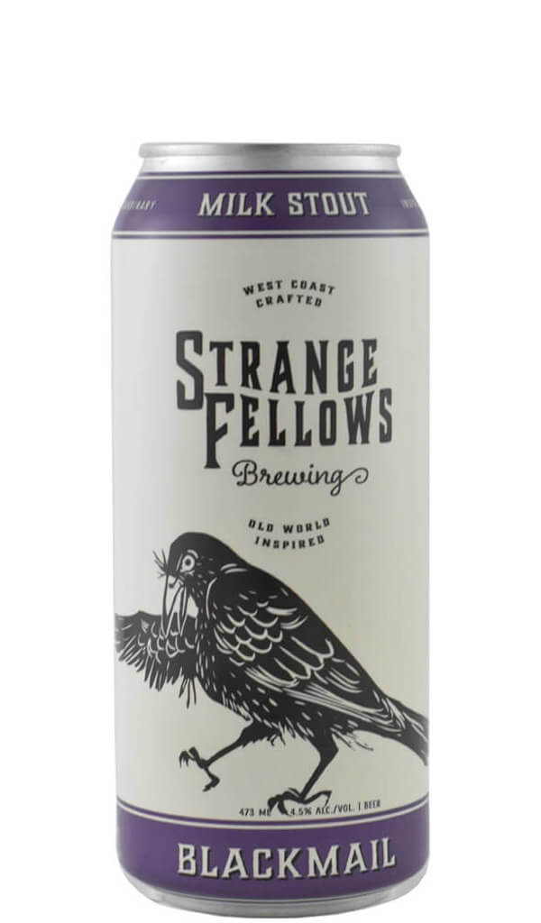 Find out more or buy Strange Fellows Blackmail Milk Stout 473ml online at Wine Sellers Direct - Australia’s independent liquor specialists.