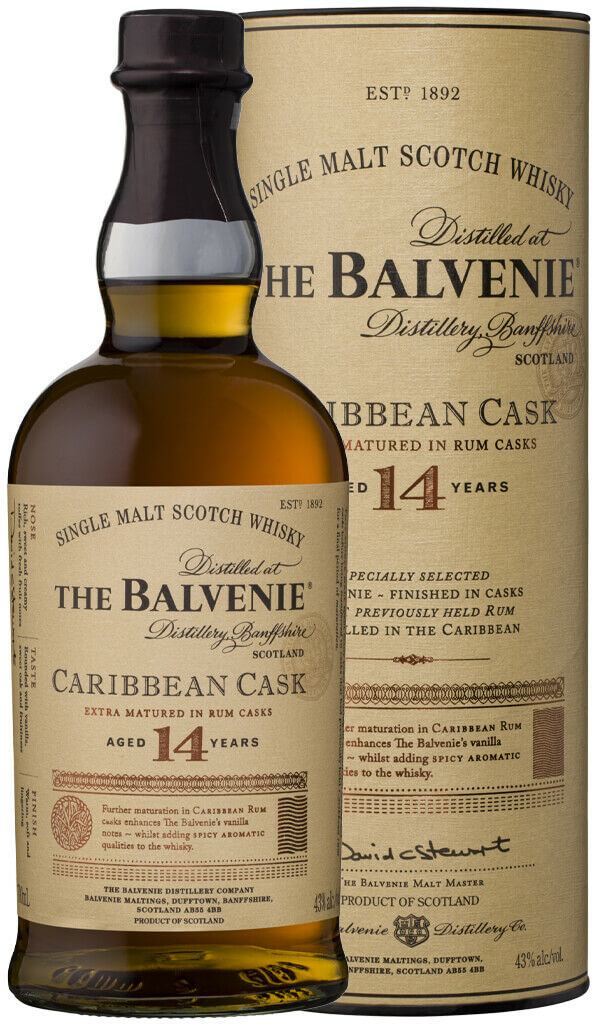 Find out more or buy The Balvenie Carribean Cask 14 Year Old 700ml (Scotch Whisky) online at Wine Sellers Direct - Australia’s independent liquor specialists.