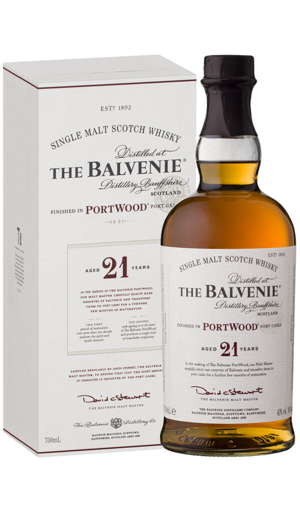 Find out more or purchase Balvenie Portwood 21 Year Old 700ml online at Wine Sellers Direct - Independent liquor specialists.