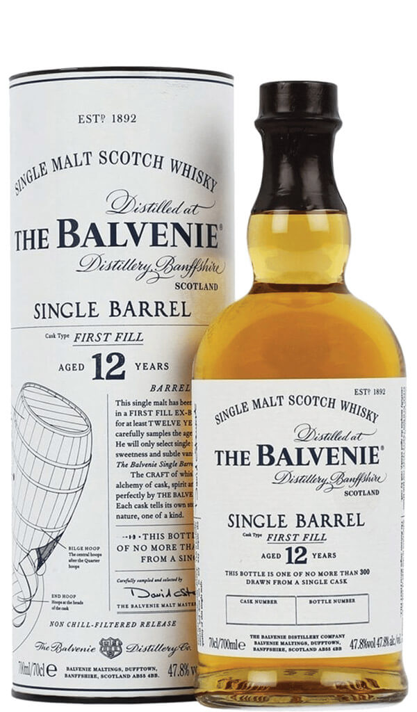 Find more or purchase The Balvenie Single Barrel First Fill 12 Year Old 700ml online at Wine Sellers Direct - Australia's independent liquor specialists.