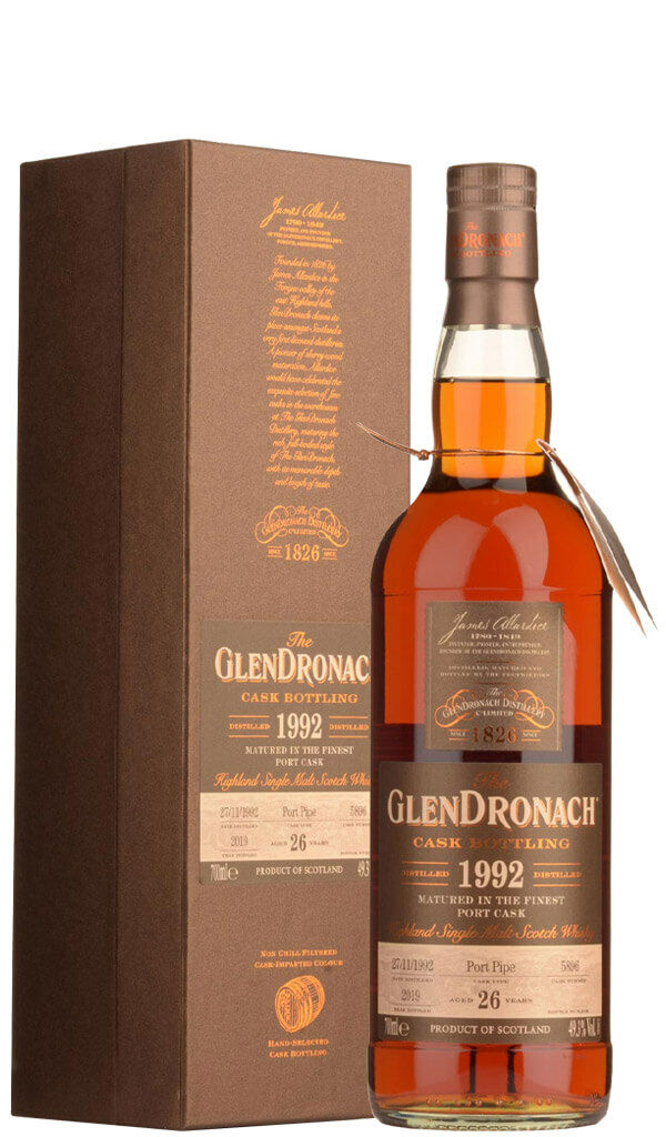 Find out more or buy The GlenDronach 1992 Port Pipe 5896 Cask 26 Year Old online at Wine Sellers Direct - Australia’s independent liquor specialists.