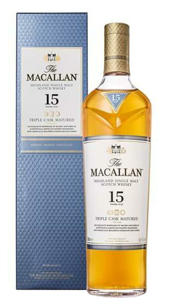 Find out more or buy The Macallan 15 Year Old Triple Cask Matured 700ml (Scotch Whisky) online at Wine Sellers Direct - Australia’s independent liquor specialists.