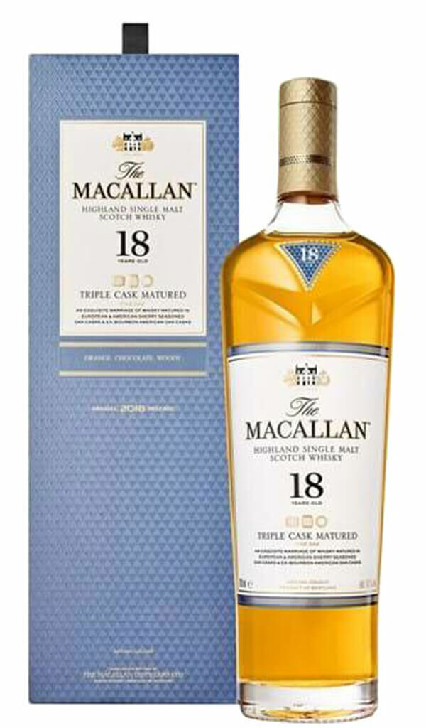 Find out more or buy The Macallan 18 Year Old Triple Cask Matured (Scotch Whisky) 700mL online at Wine Sellers Direct - Australia’s independent liquor specialists.