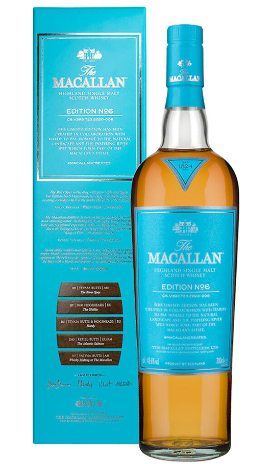 Find out more or buy The Macallan Edition No.6 700ml (Scotch Whisky) online at Wine Sellers Direct - Australia’s independent liquor specialists.