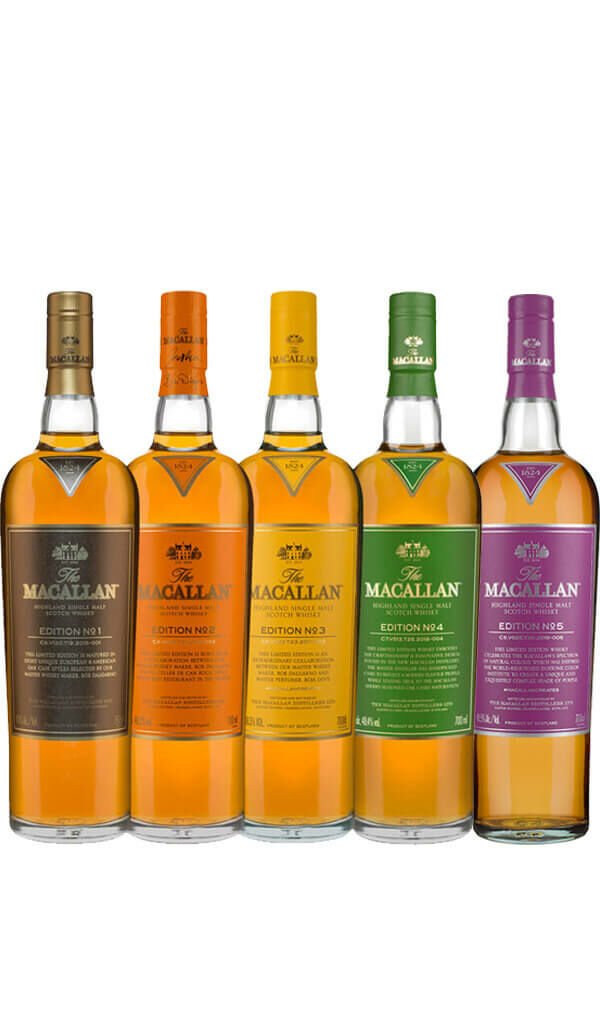 Find out more or buy The Macallan Edition No.1, 2, 3, 4 & 5 Bundle online at Wine Sellers Direct - Australia’s independent liquor specialists.