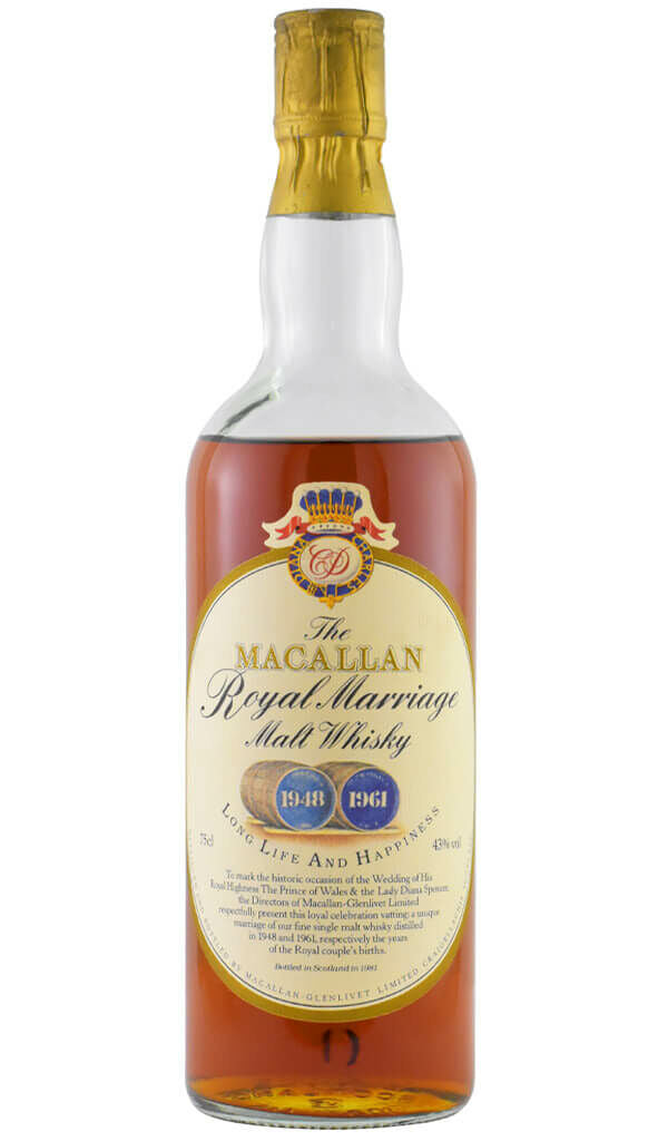 Find out more or buy The Macallan 'Royal Marriage' 1981 Single Malt Scotch Whisky (750ml) online at Wine Sellers Direct - Australia’s independent liquor specialists.