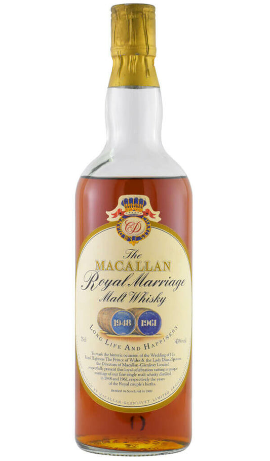 Find out more or buy The Macallan 'Royal Marriage' 1981 Single Malt Scotch Whisky (750ml) online at Wine Sellers Direct - Australia’s independent liquor specialists.