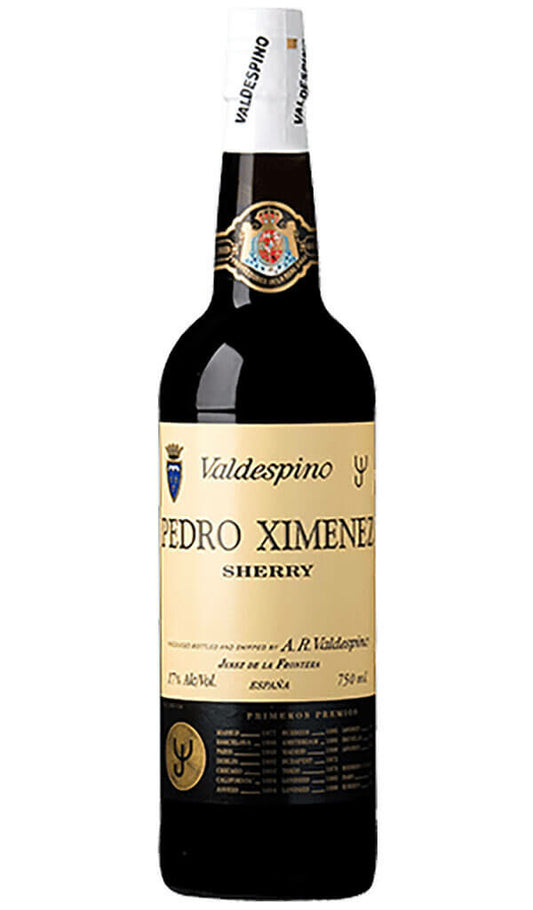 Find out more or buy Valdespino Pedro Ximenez Sherry Yellow Label 750ml (Spain) online at Wine Sellers Direct - Australia’s independent liquor specialists.