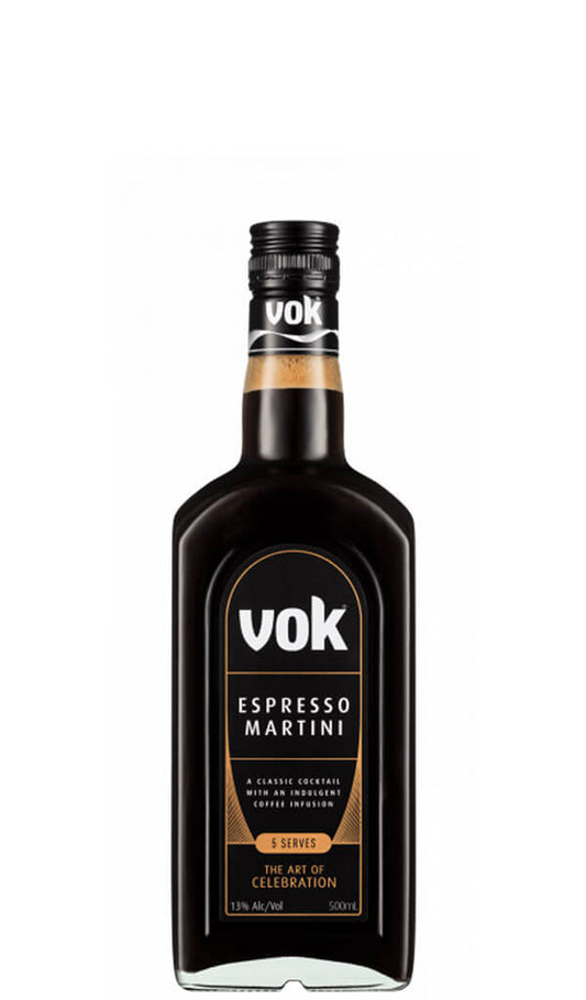 Find out more or purchase Vok Espresso Martini Liqueur 500ml available online at Wine Sellers Direct - Australia's independent liquor specialists.