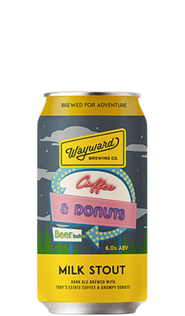 Find out more or buy Wayward Coffee & Donuts Milk Stout 375ml online at Wine Sellers Direct - Australia’s independent liquor specialists.