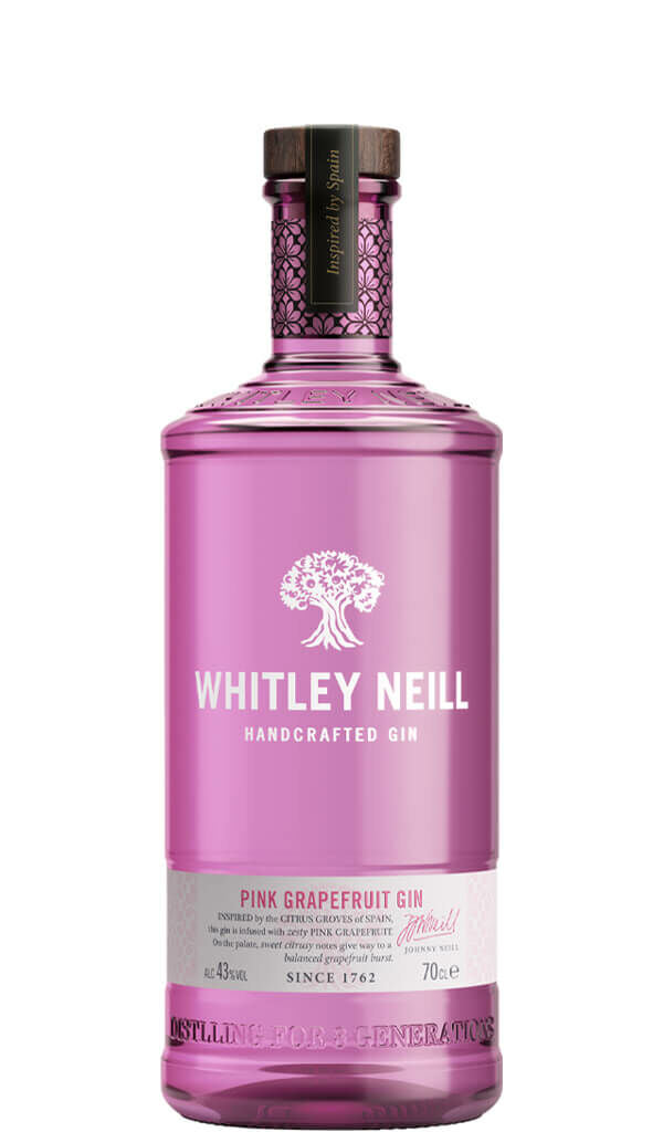 Find out more or buy Whitley Neill Pink Grapefruit Gin 700ml online at Wine Sellers Direct - Australia’s independent liquor specialists.