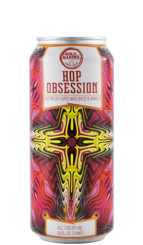 Find out more or buy Wild Barrel Hop Obsession Hazy IPA Dry Hopped With Simcoe And Amarillo 473ml online at Wine Sellers Direct - Australia’s independent liquor specialists.