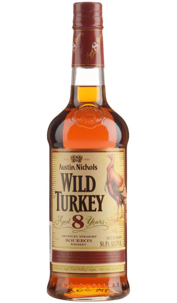 Find out more or buy Wild Turkey 8 Year Old 101 Proof Bourbon Whiskey 1 Litre online at Wine Sellers Direct - Australia’s independent liquor specialists.