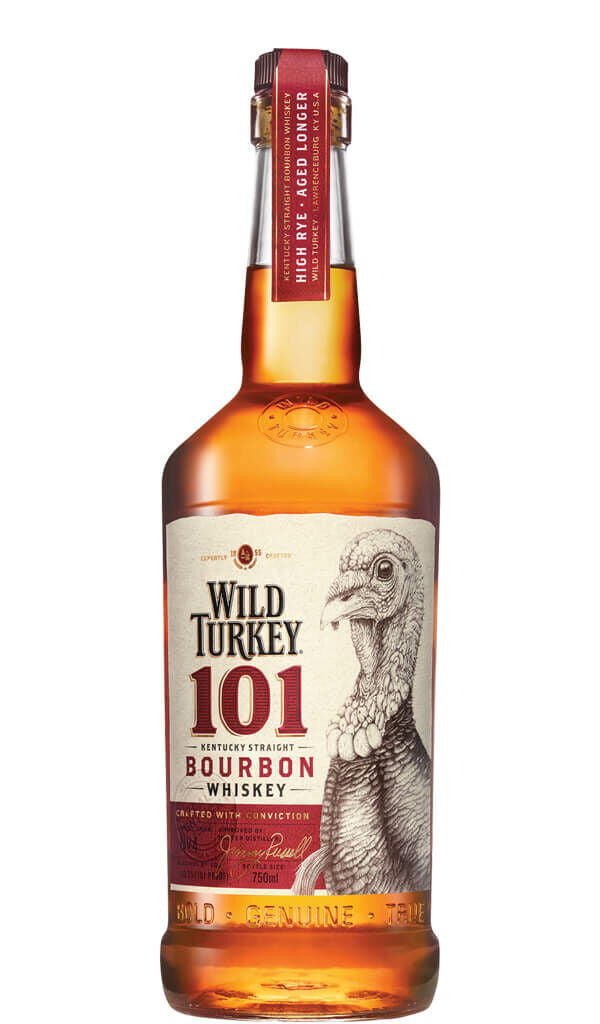 Find out more or buy Wild Turkey Kentucky 101 Bourbon Whiskey 700ml online at Wine Sellers Direct - Australia’s independent liquor specialists.